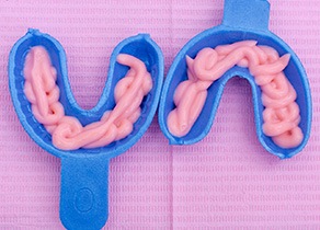 Fluoride in a foam tray