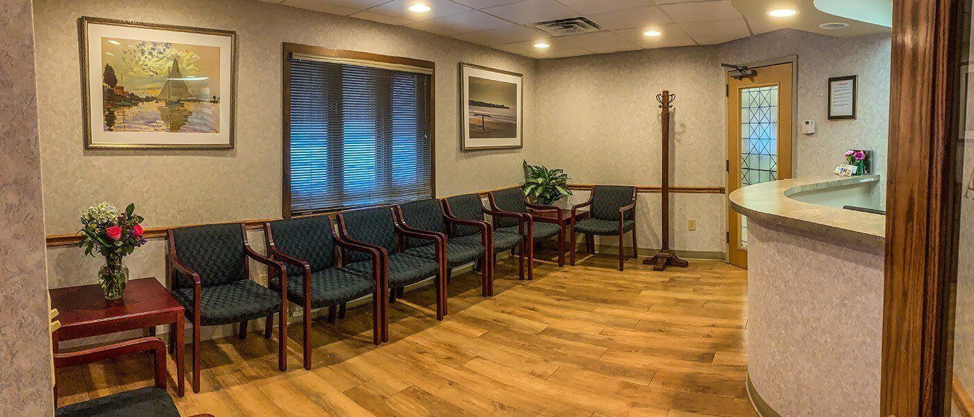 Wall Township dental office waiting room