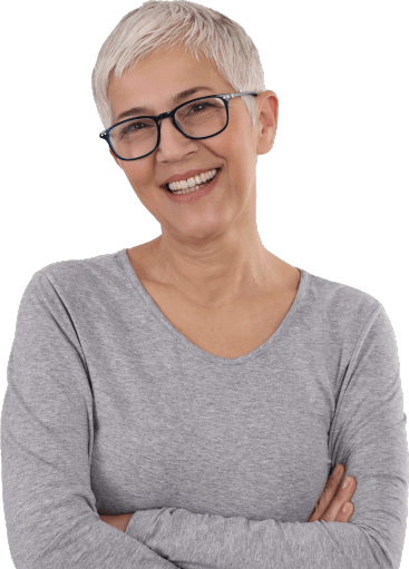 smiling older woman