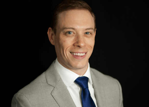 Dr. Aptaker wearing a suit