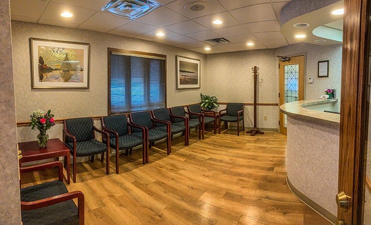 Wall Township New Jersey dental office waiting room