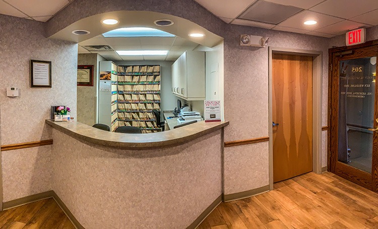 Wall Township New Jersey dental office reception desk